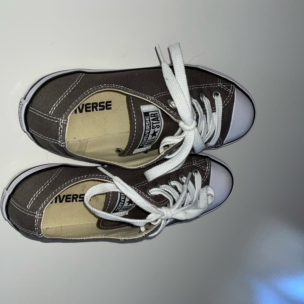 CONVERSE grey low cut - Picture 5 of 7